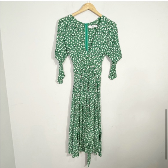 FAITHFULL THE BRAND Nina Midi Dress in Size 4 - Picture 4 of 9